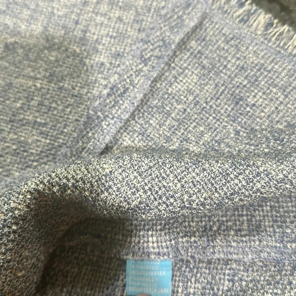 J McLaughlin Bree A Line Blue Tweed Dress M - Picture 7 of 7